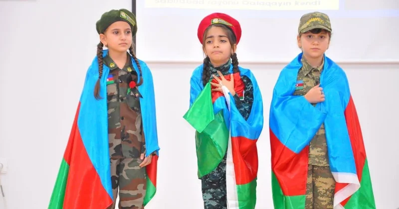 Bu kənddə yeni məktəb istifadəyə verildi FOTOLAR