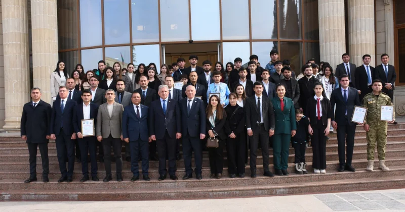 Ağdam rayonunun ictimai həyatında və idmanda fərqlənən gənclər mükafatlandırılıb