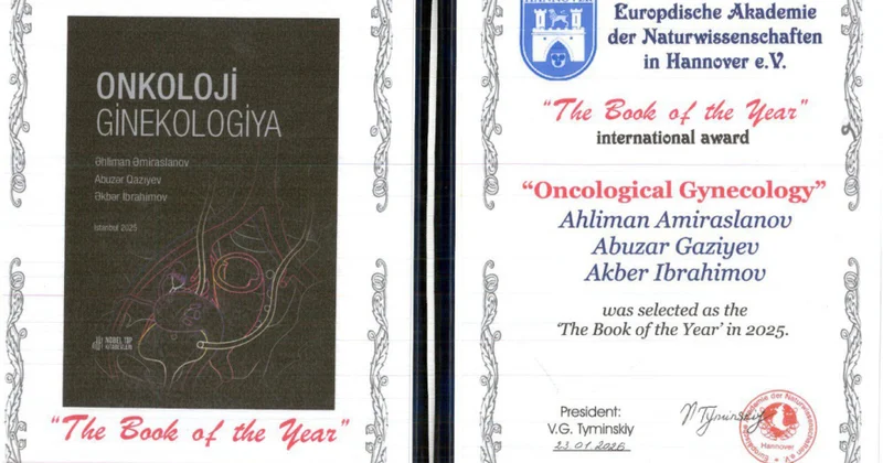 Azərbaycanlı alimlərin müəllifi olduğu kitab beynəlxalq mükafata layiq görülüb