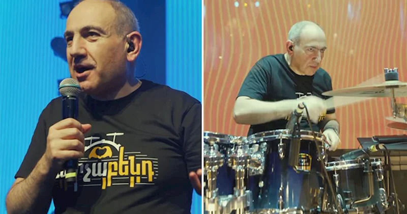 Paşinyanın qrupu ilk konsertini verdi Video