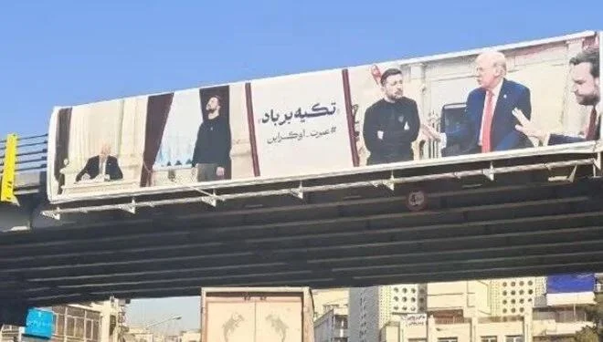 Tehran küçələrində Zelenski Tramp plakatları: Yuxunun sonu