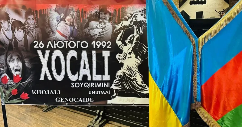 Азербайджанцы в Украине почтили память жертв Ходжалинского геноцида (ФОТО)