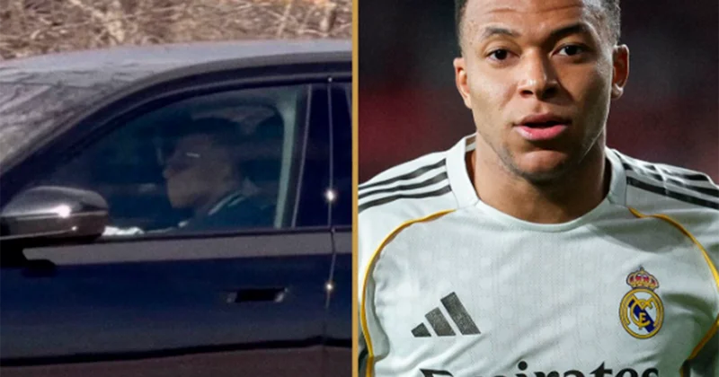Mbappe ilk dəfə sükan arxasında Foto