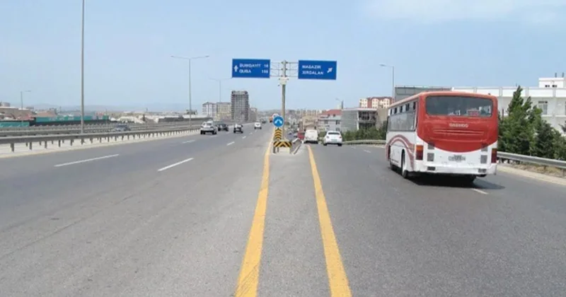 Masazıra verilən təzə avtobuslar ilk gündən xarab oldu VİDEO