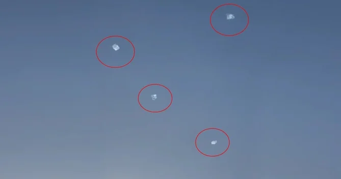 Küveyt səmasında İrandan atılan raketlər zərərsizləşdirilib ANBAAN VİDEO