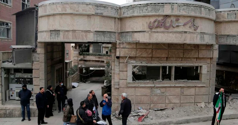 Hücumdan sonra Tehran küçələri Fotolar