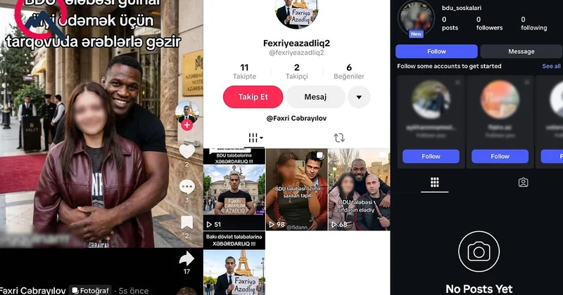 Tələbə fotoları yenidən nalayiq formada yayılır FOTO