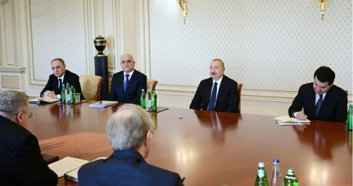 Prezident İlham Əliyev Rusiya Hökuməti Sədrinin müavinini qəbul edib FOTOLAR