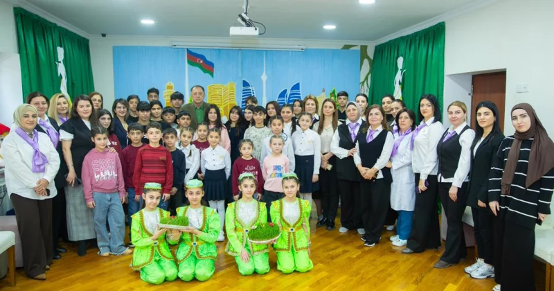 Uşaq evinin sakinləri Baba Vəziroğlu ilə görüşüblər
