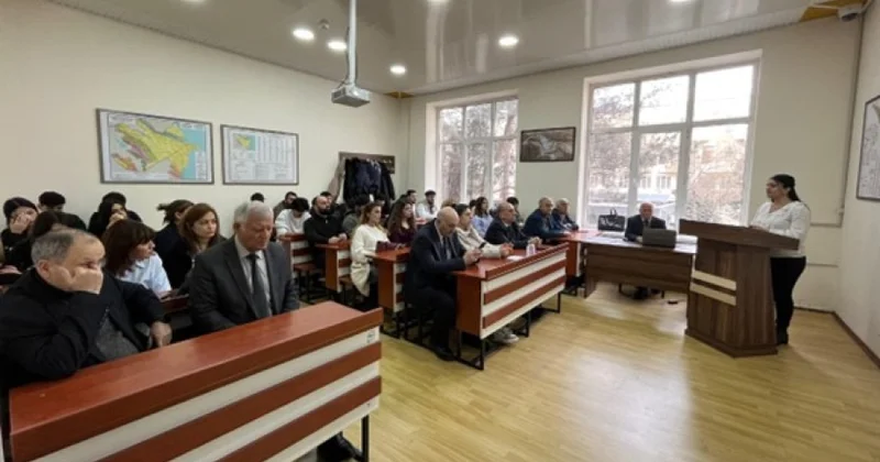 Abşeron yarımadasında mühəndis geoloji şəraitin seysmikliyə təsiri elmi seminar
