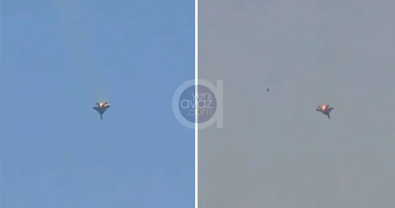 ABŞ yə məxsus F 15 qırıcısı vuruldu Video