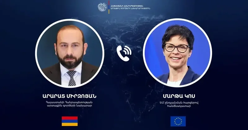 Ararat Mirzoyan və Marta Kos arasında telefon danışığı oldu