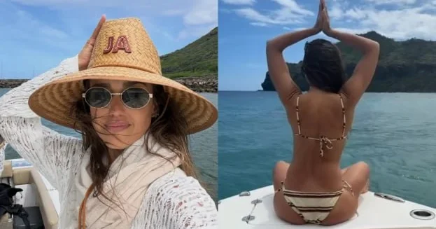 Cessika Albanın səs küylü boşanmadan sonra bikinidə çimərlik FOTOSESSİYASI