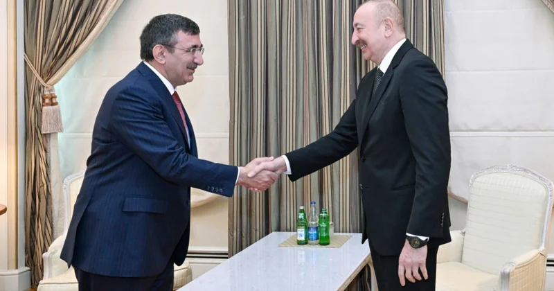 İlham Əliyev Cevdet Yılmazı qəbul etdi FOTOLAR