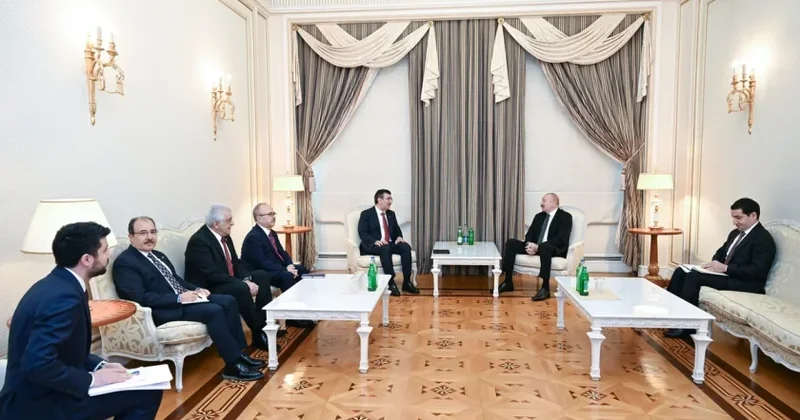 İlham Əliyev Türkiyənin Vitse prezidentinin başçılıq etdiyi nümayəndə heyətini qəbul edib