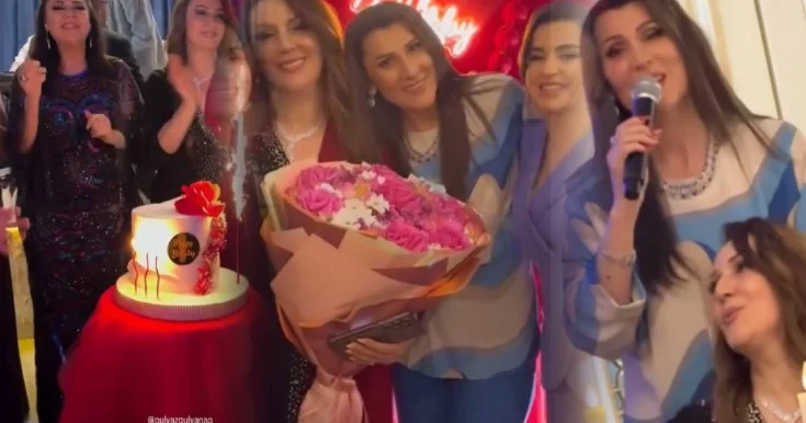 Gülyaz Məmmədova 55 yaşını belə qeyd etdi Video
