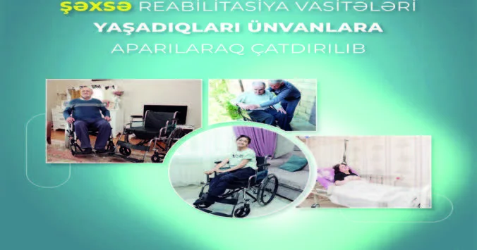 Əlillərə bərpa vasitələri verilib