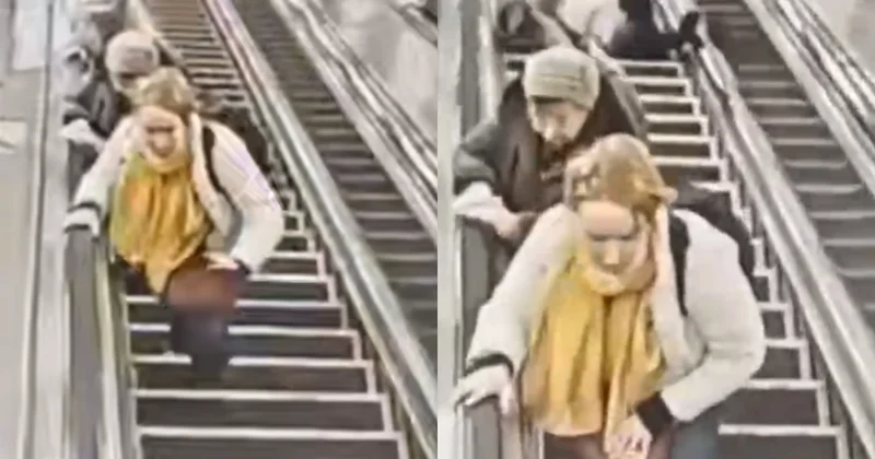 Sankt Peterburq metrosunda bədbəxt hadisə: Eskalator qəfil işə düşdü, sərnişinlər yıxıldı