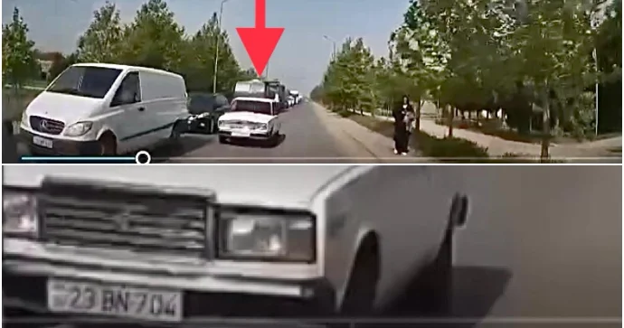 İşıqforda gözləməyə səbri çatmadı, əks yola çıxıb təhlükə yaratdı 23 BN 704 VİDEO