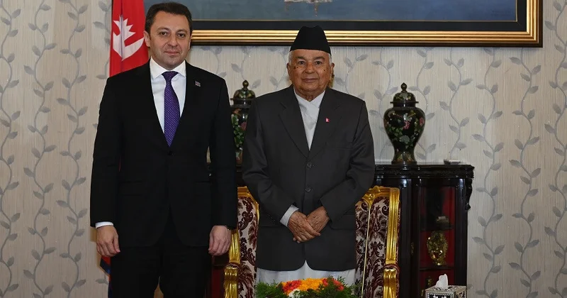 Nepal Prezidenti Azərbaycan XİN rəhbərinin müavinini qəbul edib