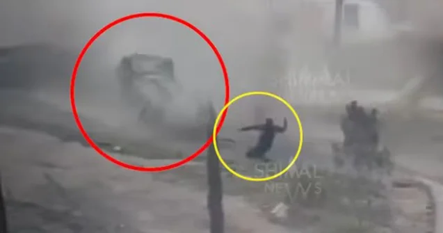 Bu cür ağır qəzadan sağ çıxdılar... Video