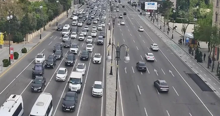 Bakıda bu yollarda sıxlıq var SİYAHI