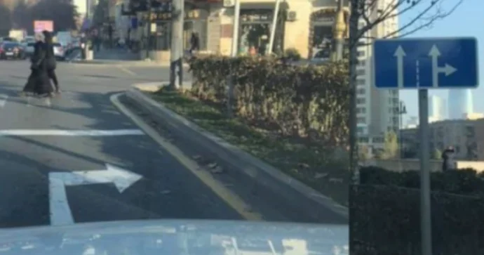 Nişanla yol xətləri arasında ziddiyyət yaranarsa sürücü nə etməlidir? EKPSERT AÇIQLADI FOTO