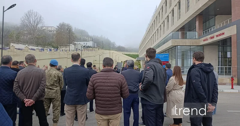 Представители дипкорпуса посетили лечебно оздоровительный центр г. Шуша
