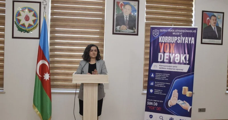 Qubada korrupsiyaya qarşı mübarizəyə həsr olunmuş maarifləndirici tədbir keçirilib
