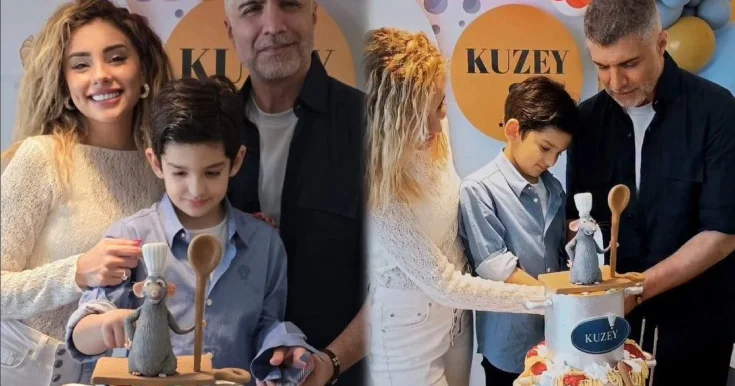 Özcan Deniz oğluna ad günü etdi Video+Fotolar