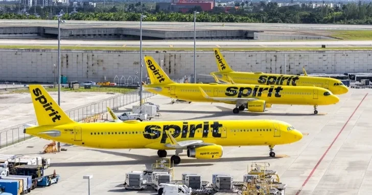 Крупная американская авиакомпания Spirit Airlines заявила о своём закрытии
