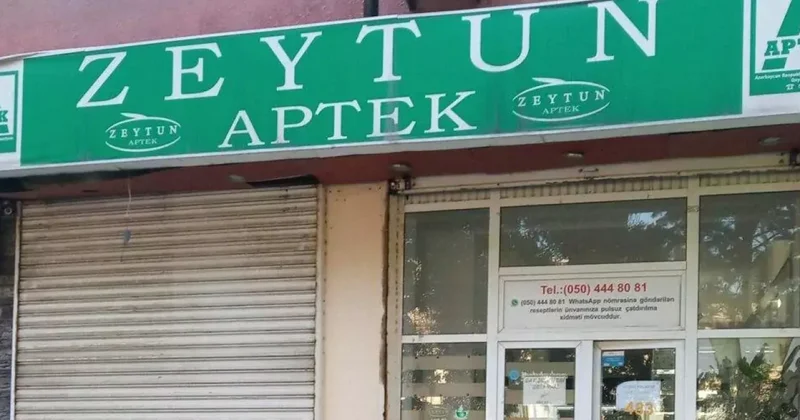 Zeytun apteklərinə protokol tərtib edildi