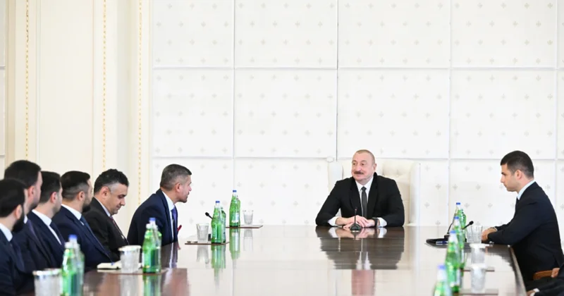 İlham Əliyev: Milli komandamızın bütün üzvləri Azərbaycanda yetişdirilmiş gənclərdir
