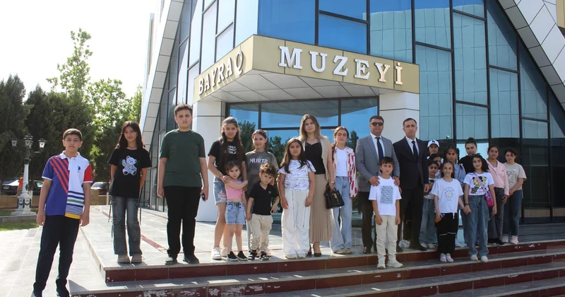 Beyləqan rayonunda yerləşən Bayraq Muzeyinə və Gənclər Mərkəzinə ekskursiyası təşkil edilmişdir