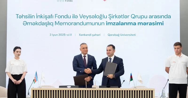 Veysəloğlu Şirkətlər Qrupundan Qarabağ Universitetinə təhsil dəstəyi 50 tələbəyə təqaüd ayrıldı