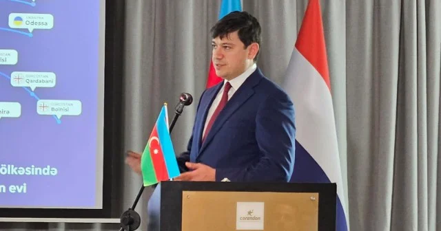 Fuad Muradov Niderlandda Azərbaycan icması ilə görüşüb FOTOLAR