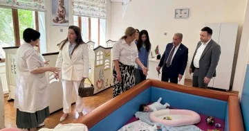1 İyun Uşaqların Beynəlxalq Müdafiəsi Günü münasibəti ilə 1 saylı körpələr evi ziyarət olunub