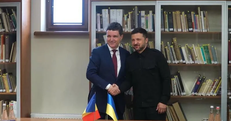 Ukrayna lideri Rumıniya Prezidenti ilə görüşdü