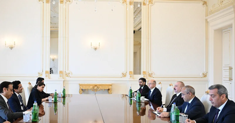 Prezident İlham Əliyev Pakistanın energetika nazirini qəbul edib YENİLƏNƏCƏK