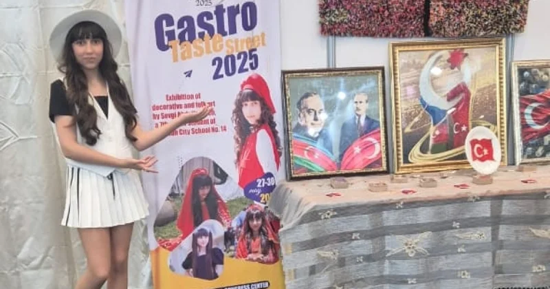 Naxçıvanlı məktəbli Türkiyədə könülləri fəth edib