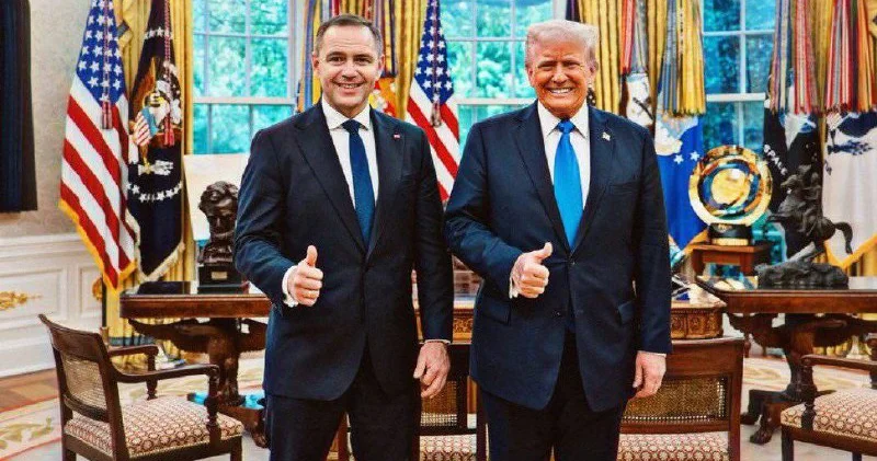 Yeni Polşa prezidenti ilə bağlı ilginc məqam: Bir ay əvvəl Ağ Evdə... FOTO