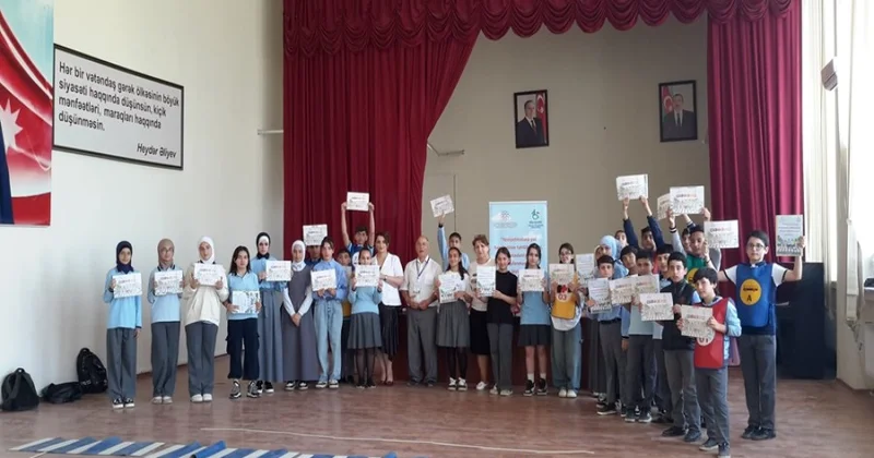 Maştağa qəsəbəsində məktəblilər üçün seminar keçirildi FOTOLAR