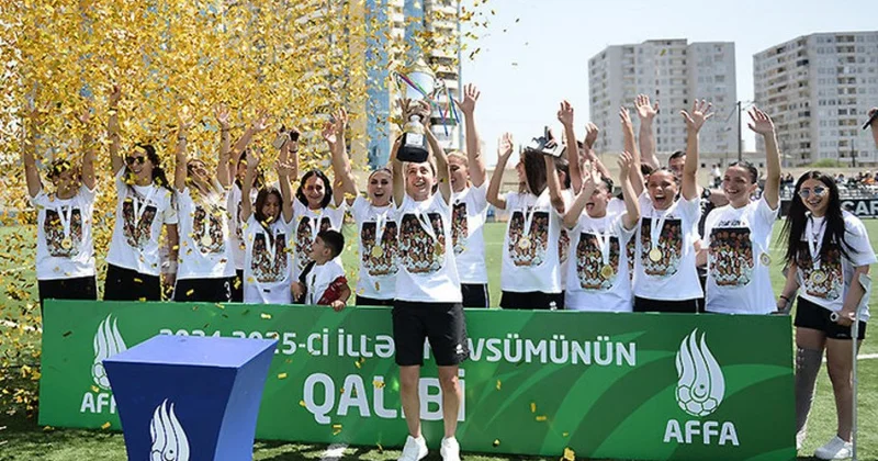AFFA Yüksək Qızlar Liqasında 2024/2025 mövsümünün qalibləri mükafatlandırıldı