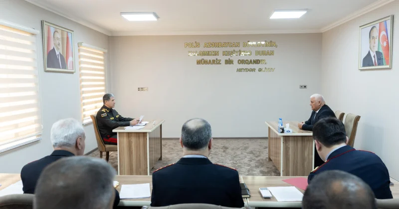 Daxili işlər naziri Bərdədə vətəndaşların müraciətlərini dinləyib və sıra baxışı keçirib