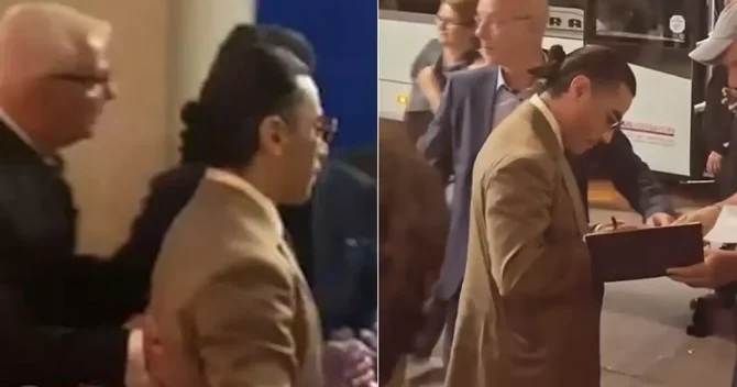Nusret Gökçeni bu tədbirdən qovdular ANBAAN GÖRÜNTÜ