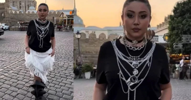 Damlanın “look”u diqqət çəkdi