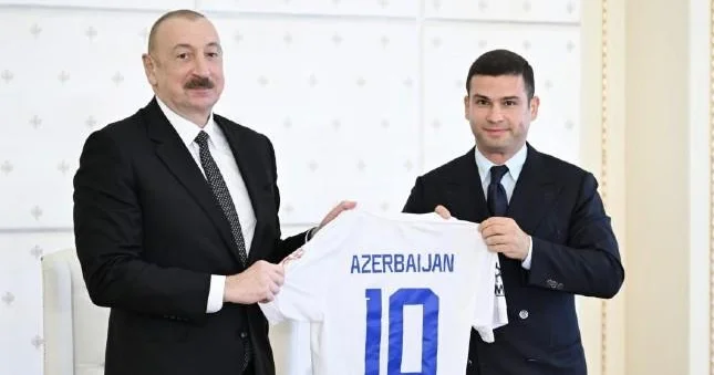 Prezident İlham Əliyev milli komanda ilə görüşdə nə dedi? Yenilənib, Şəkillər