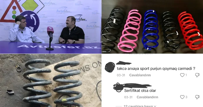 Maşına taxılan sport yaylara görə sürücü cərimə oluna bilər? AÇIQLAMA FOTO