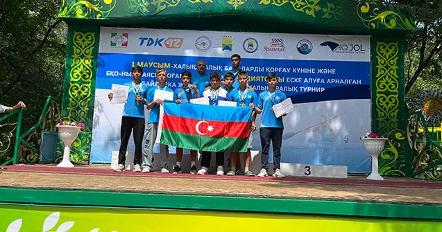 Gənc avarçəkənlərimiz Qazaxıstanda 14 medal qazanıb Video