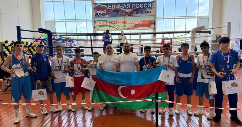 Boksçularımız beynəlxalq turnirdə 8 qızıl medal qazanıb